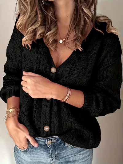 Esma™ | Gebreide Cardigan met Knopen
