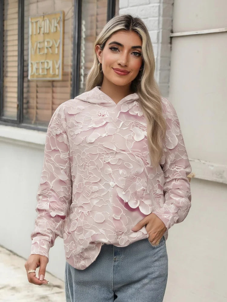 DOREA® | Sweatshirt met bloemenprint