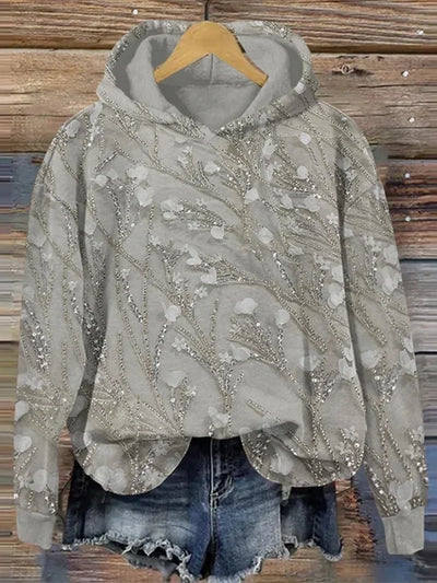 DOREA® | Sweatshirt met bloemenprint