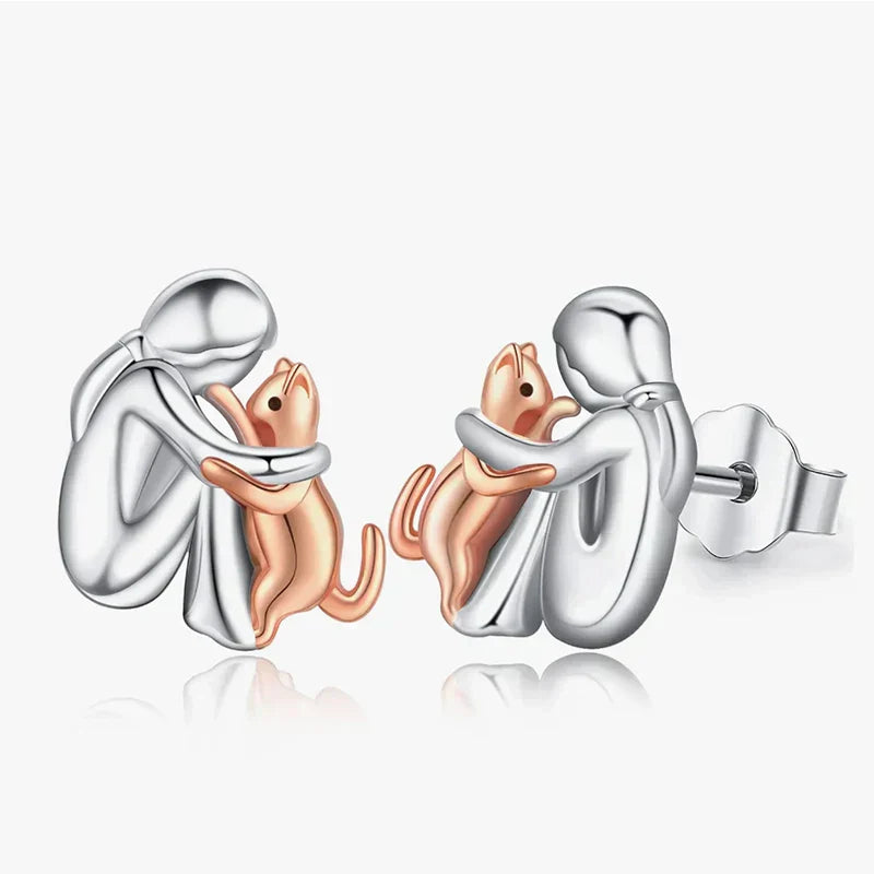 Addison® | Kat-icoon Oorbellen