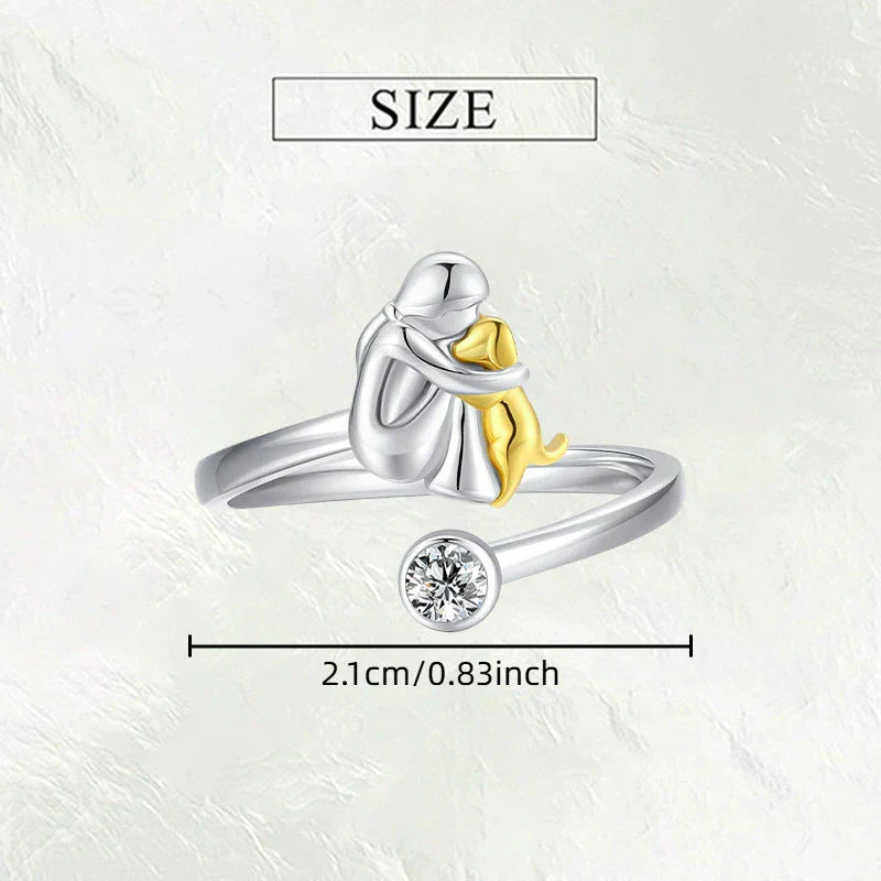Aurora® | Ring met Hondensymbool