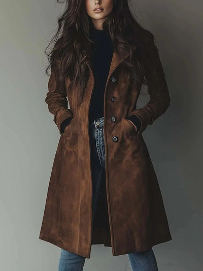 Kirsten® | Trenchcoat van Suède