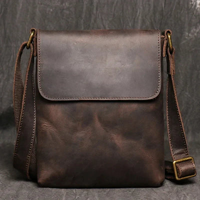 Michl® | LEDEREN SCHOUDBAG VOOR HEREN