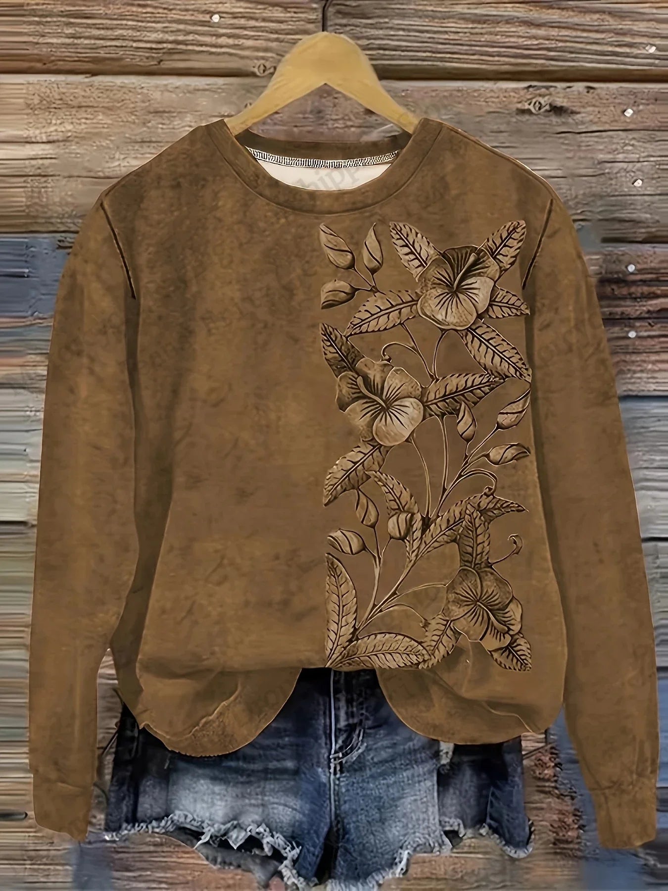 VELIA® | Sweatshirt met bloemendruk
