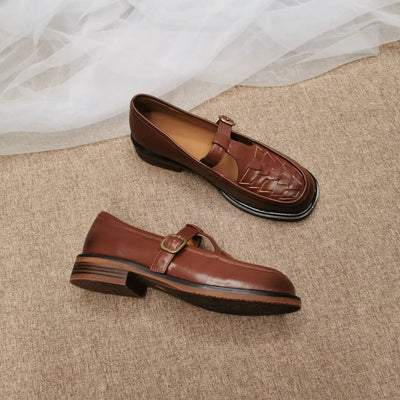 Elisabeth® | Vegan Leren Orthopedische Mary Jane Schoenen
