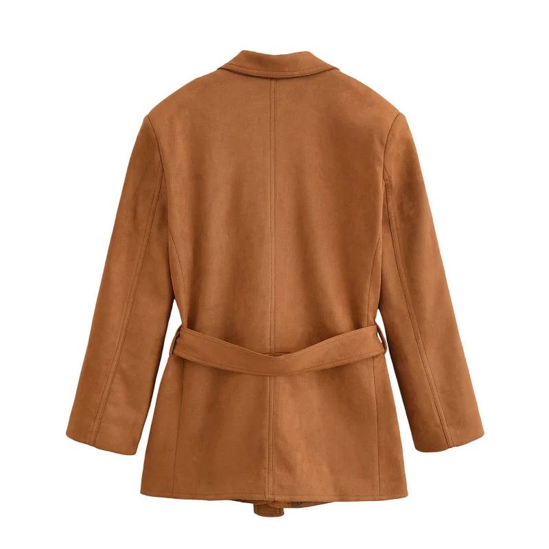 Anja® | Trenchcoat van Suède