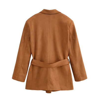 Anja® | Trenchcoat van Suède
