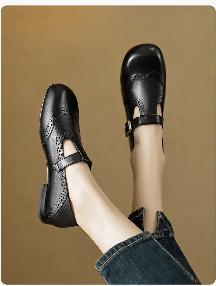Anneliese® | Vegan Leren Orthopedische Slippers