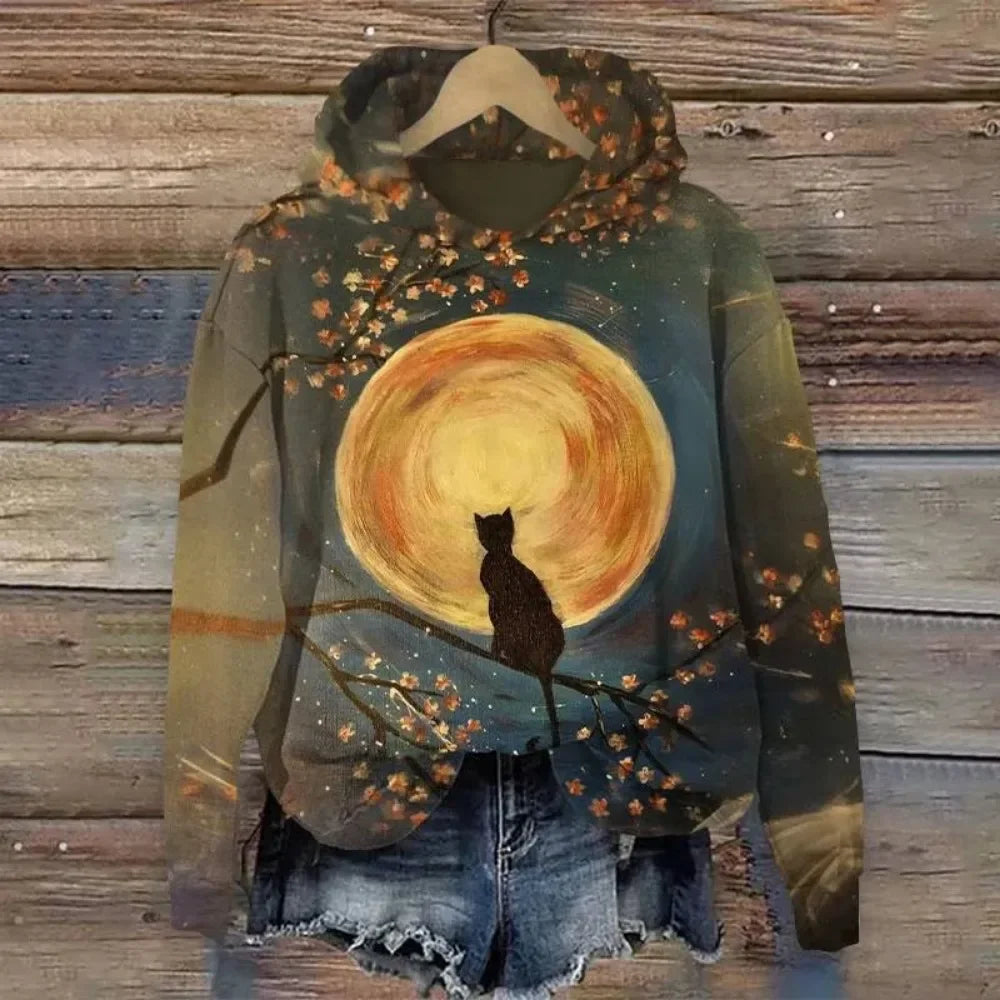 NERIA® | Sweatshirt met bloemenprint