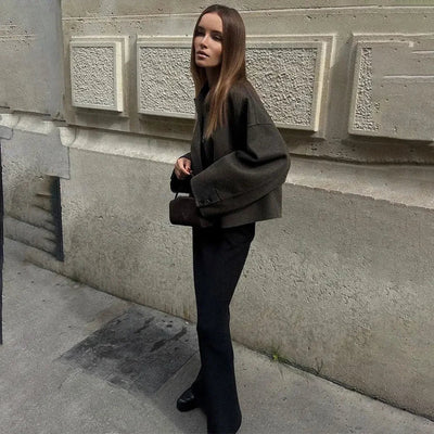 Malene® | Trenchcoat van Suède