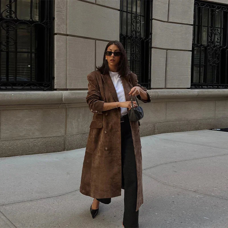 Lea® | Trenchcoat van Suède