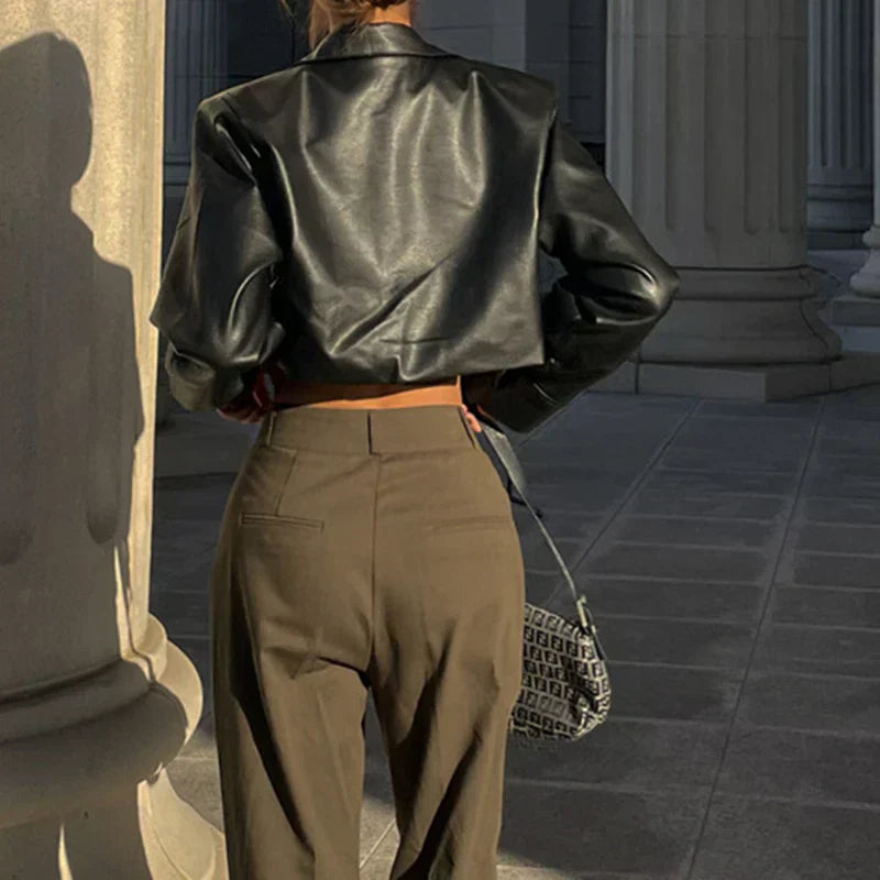 Irma® | Elegante Lederimitatjacke