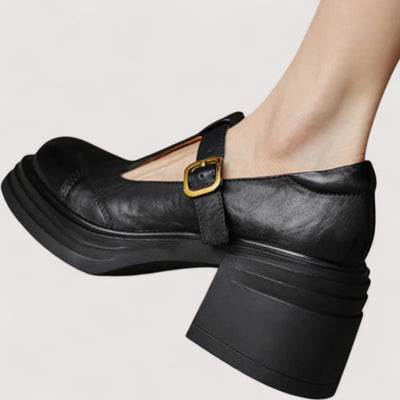Vera - Elegante Gedessineerde Mocassin