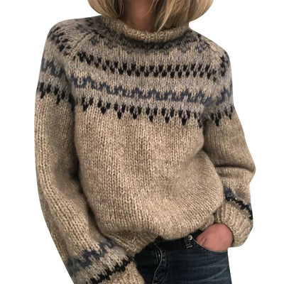 Emma™ | Gebreide trui met col