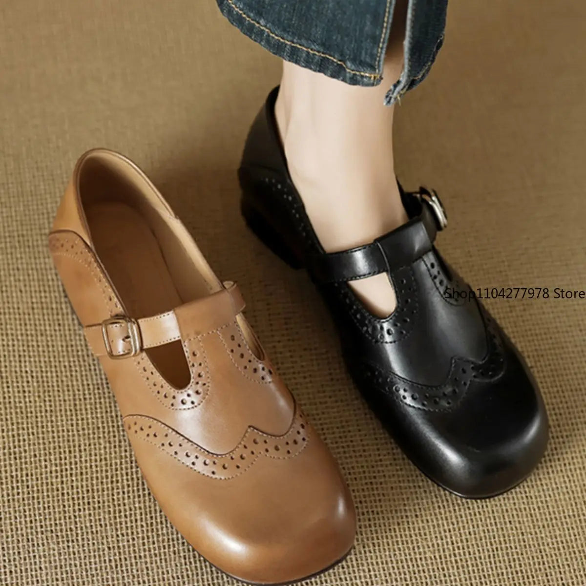 Anneliese® | Vegan Leren Orthopedische Slippers