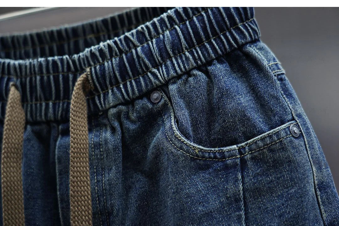 Laurent™ | Baggy Denim Broeken met Ceintuur