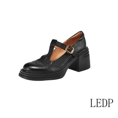 Greta® | Vegan Leren Orthopedische Mary Jane Schoenen