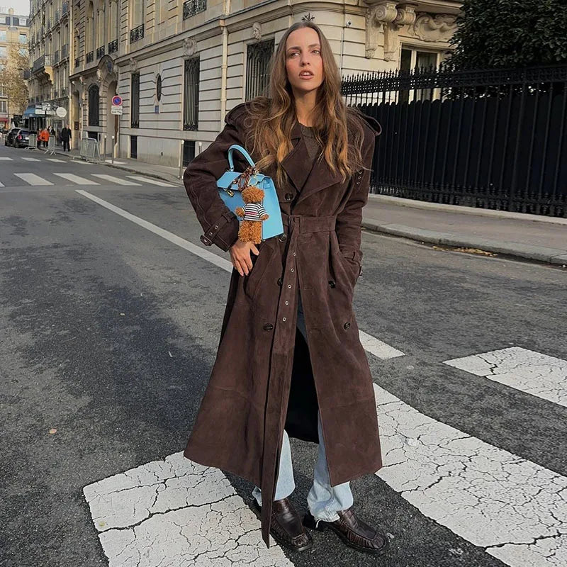 Lea® | Trenchcoat van Suède