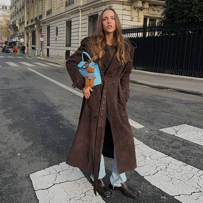 Lea® | Trenchcoat van Suède