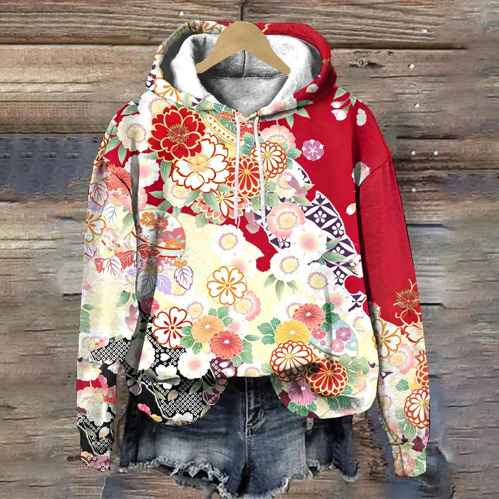 ALIRA® | Sweatshirt met bloemendruk