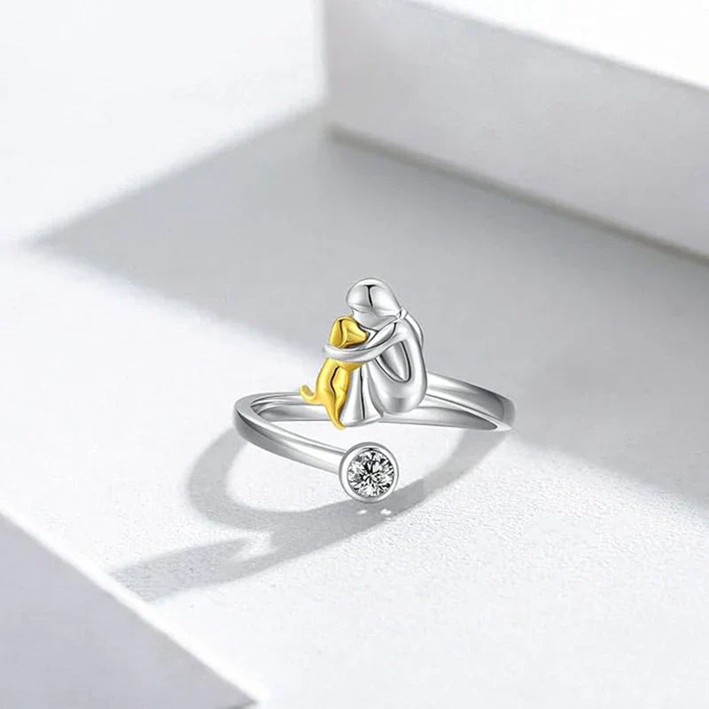 Aurora® | Ring met Hondensymbool