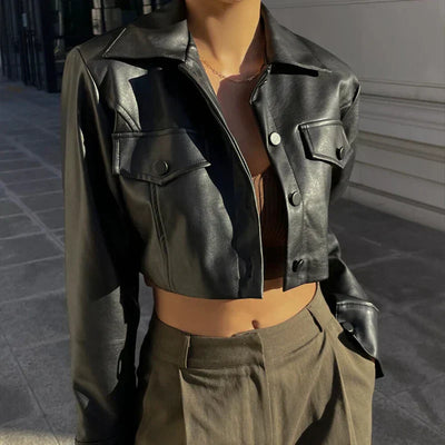Irma® | Elegante Lederimitatjacke