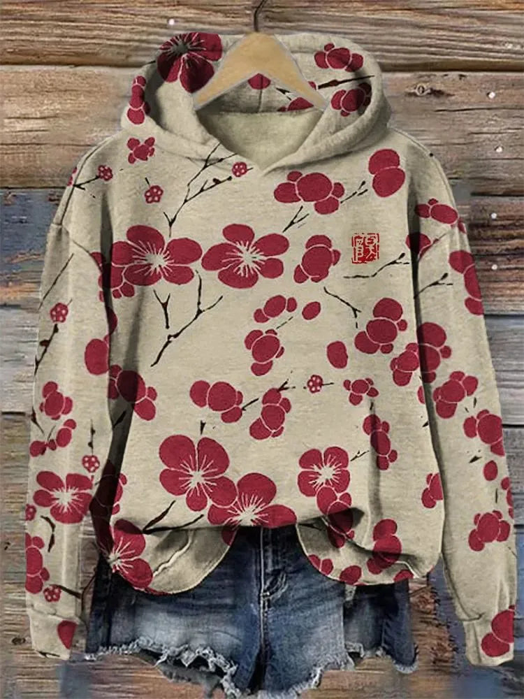 YLENA® | Sweatshirt met bloemenprint