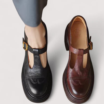 Vera - Elegante Gedessineerde Mocassin