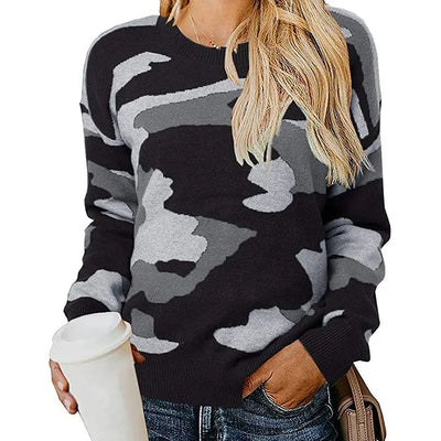 Paloma™ | Pull Camouflage Luipaard in Breiwerk