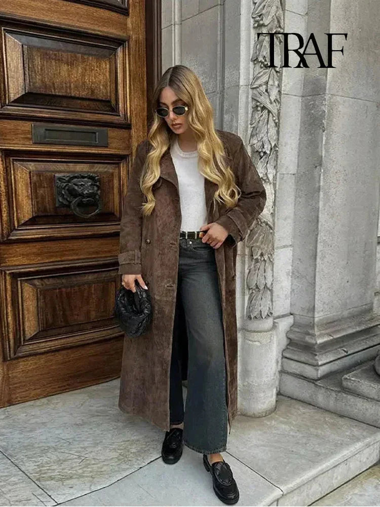 Johanne® | Trenchcoat van Suède