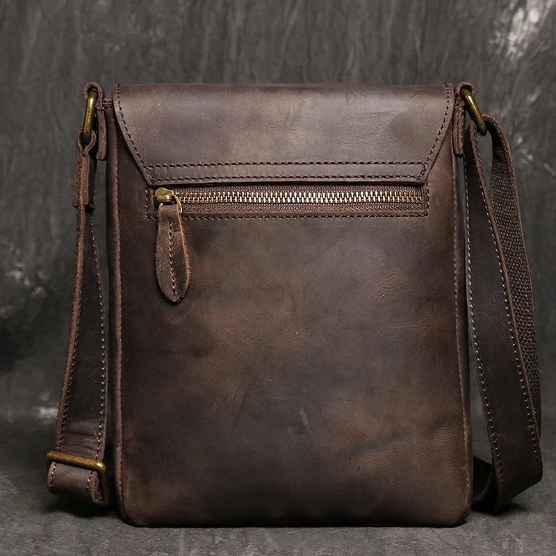 Michl® | LEDEREN SCHOUDBAG VOOR HEREN