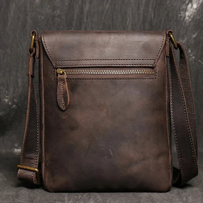 Michl® | LEDEREN SCHOUDBAG VOOR HEREN