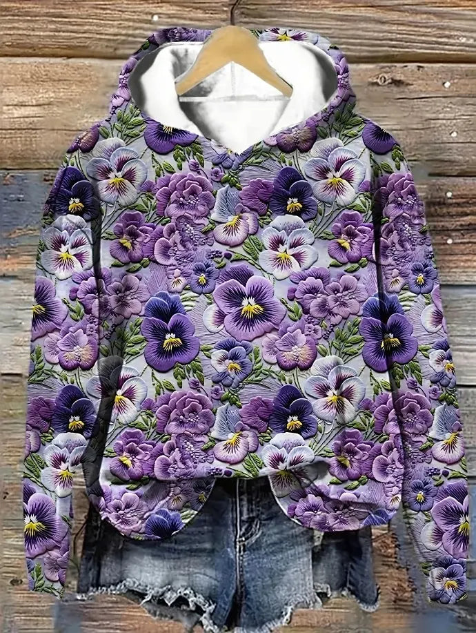 NOELA® | Sweatshirt met bloemendruk