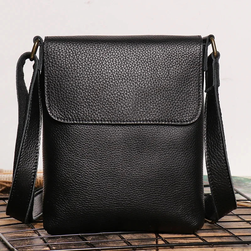 Michl® | LEDEREN SCHOUDBAG VOOR HEREN