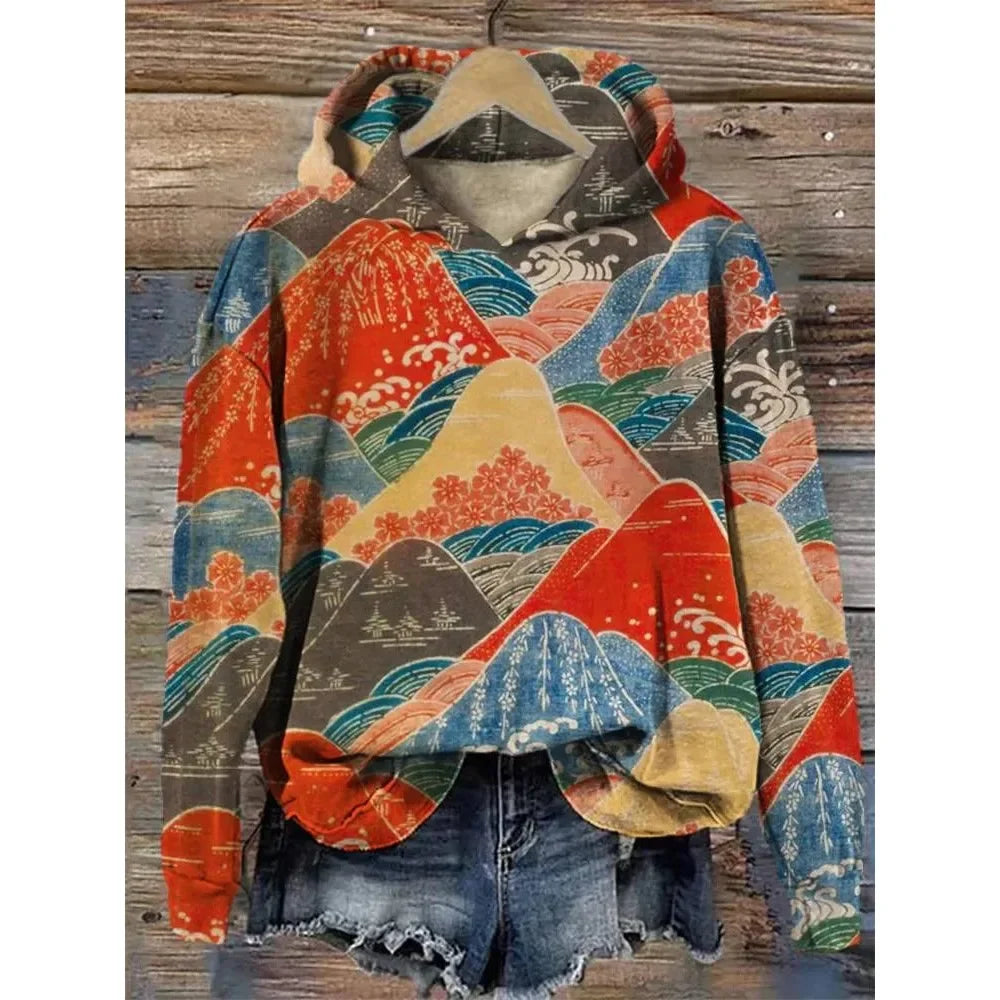 NERIA® | Sweatshirt met bloemenprint