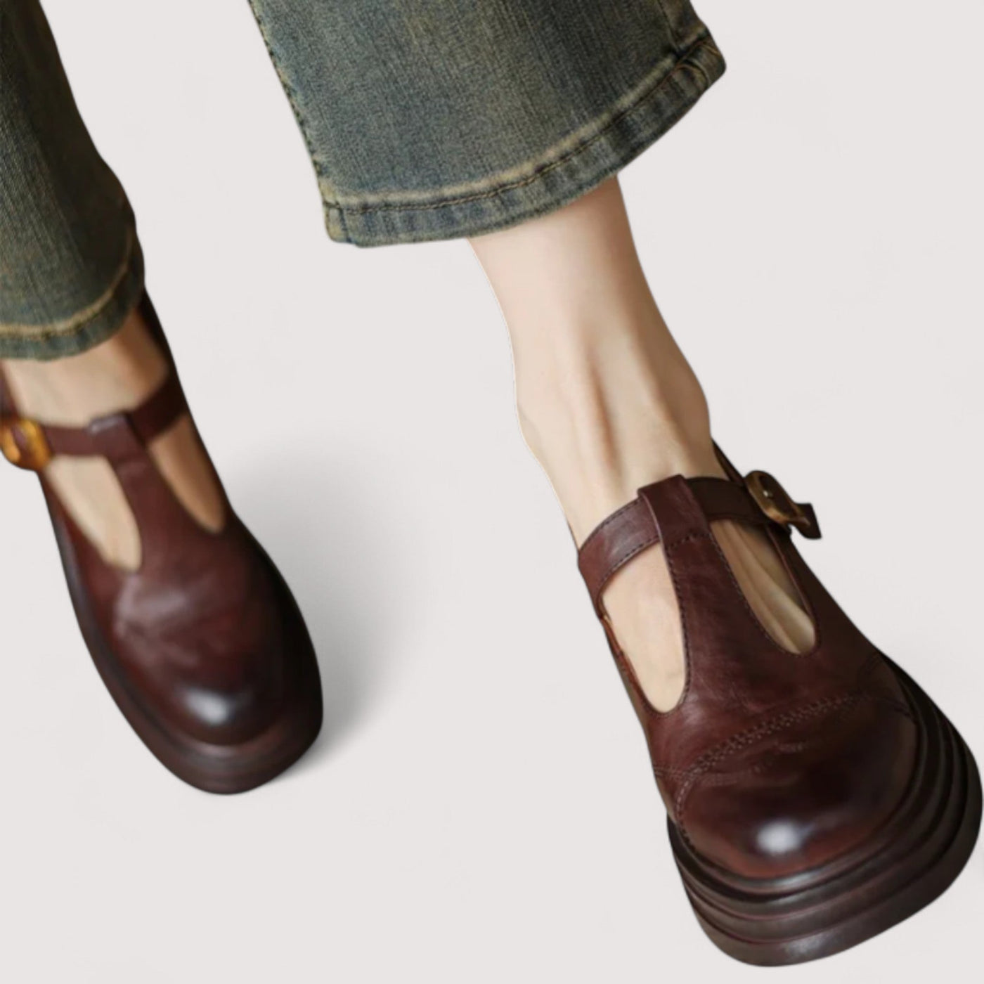 Vera - Elegante Gedessineerde Mocassin