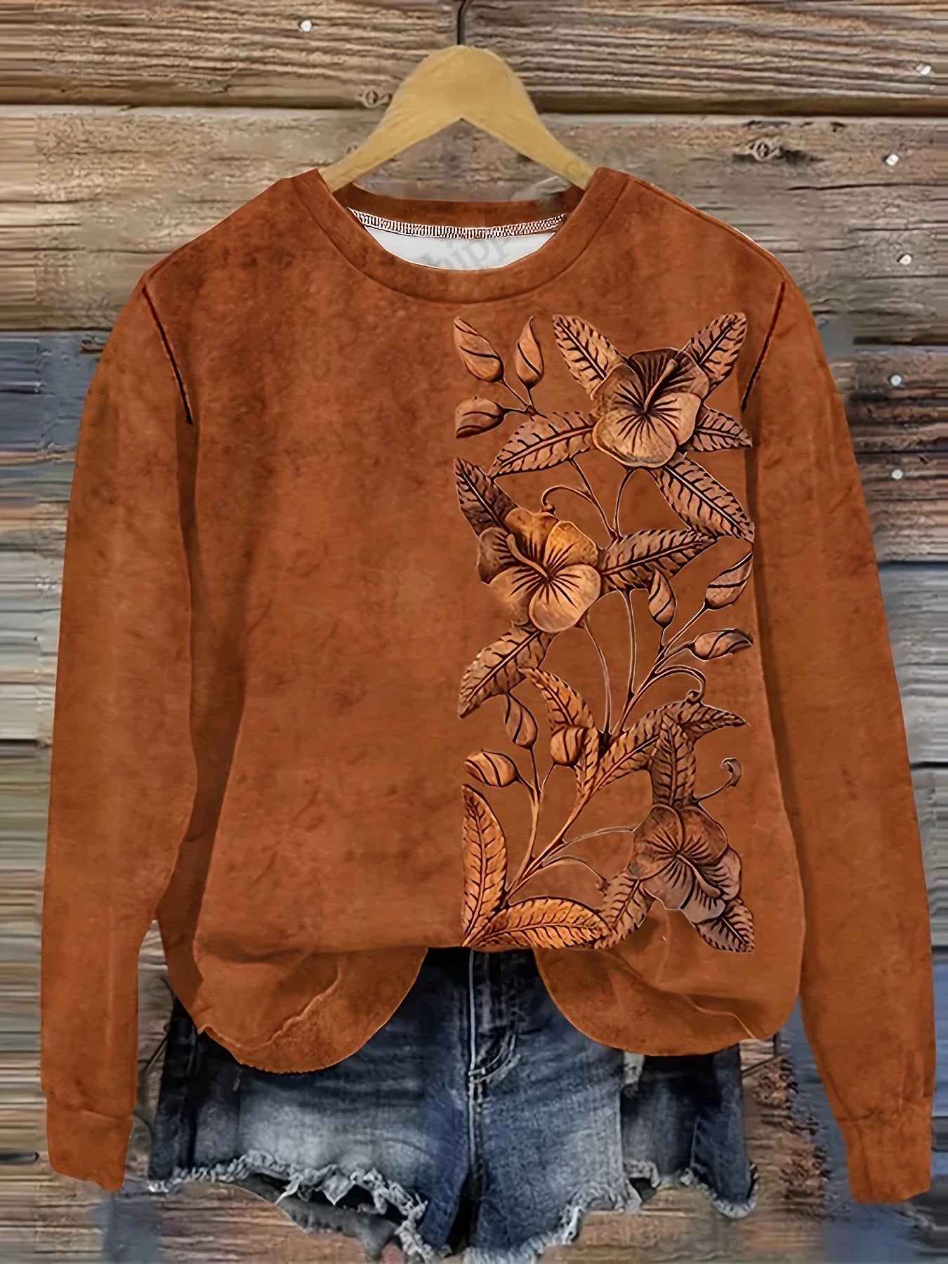 VELIA® | Sweatshirt met bloemendruk