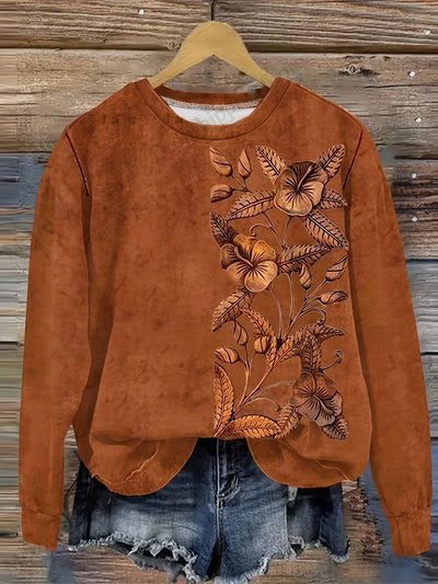 VELIA® | Sweatshirt met bloemendruk