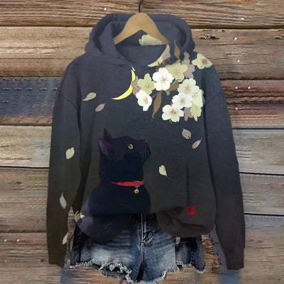 NERIA® | Sweatshirt met bloemenprint