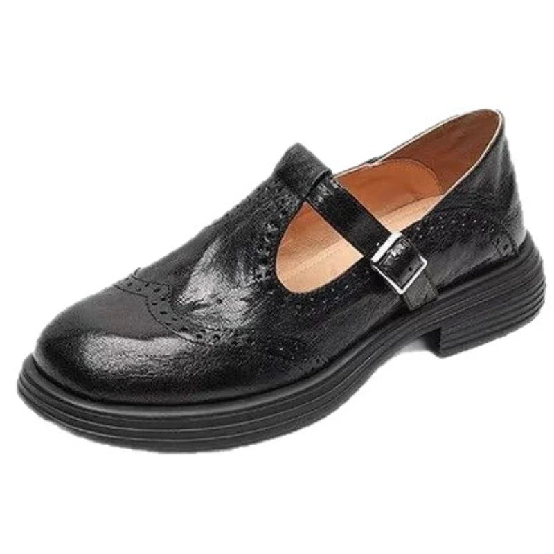 Louisa® | Vegan Leer Orthopedische Mary Jane Schoenen