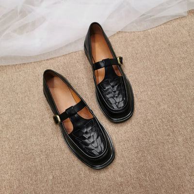 Elisabeth® | Vegan Leren Orthopedische Mary Jane Schoenen