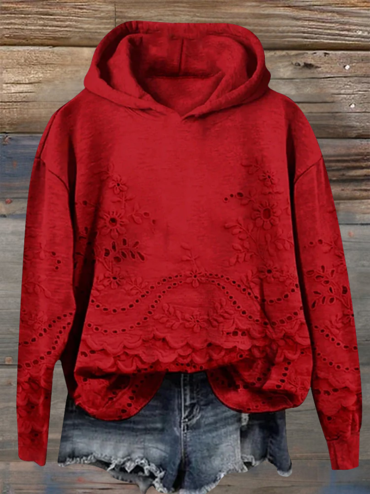 MARLA® | Sweatshirt met bloemenpatroon