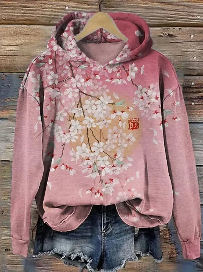 NOELA® | Sweatshirt met bloemendruk