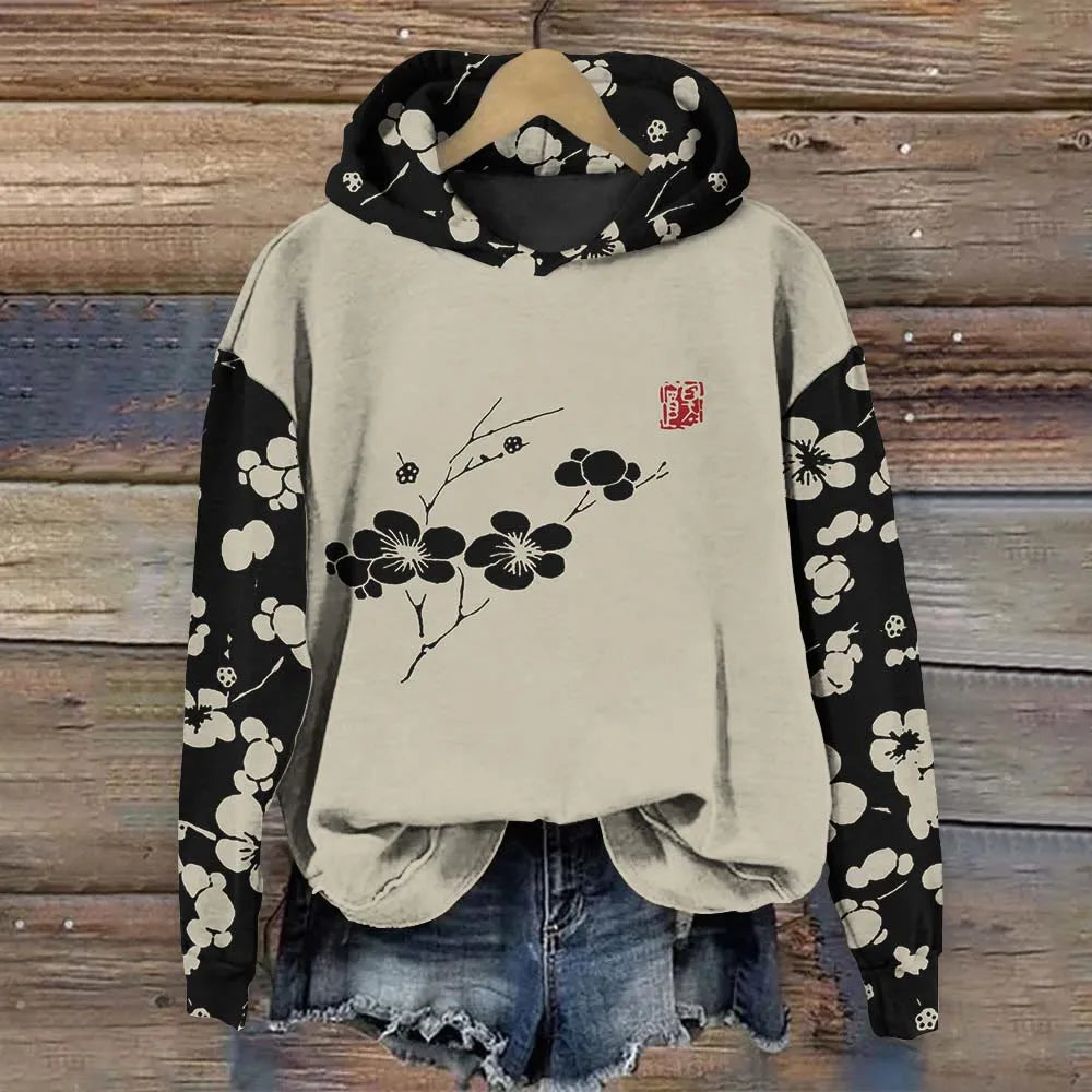 YLENA® | Sweatshirt met bloemenprint