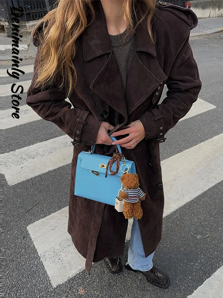 Lea® | Trenchcoat van Suède