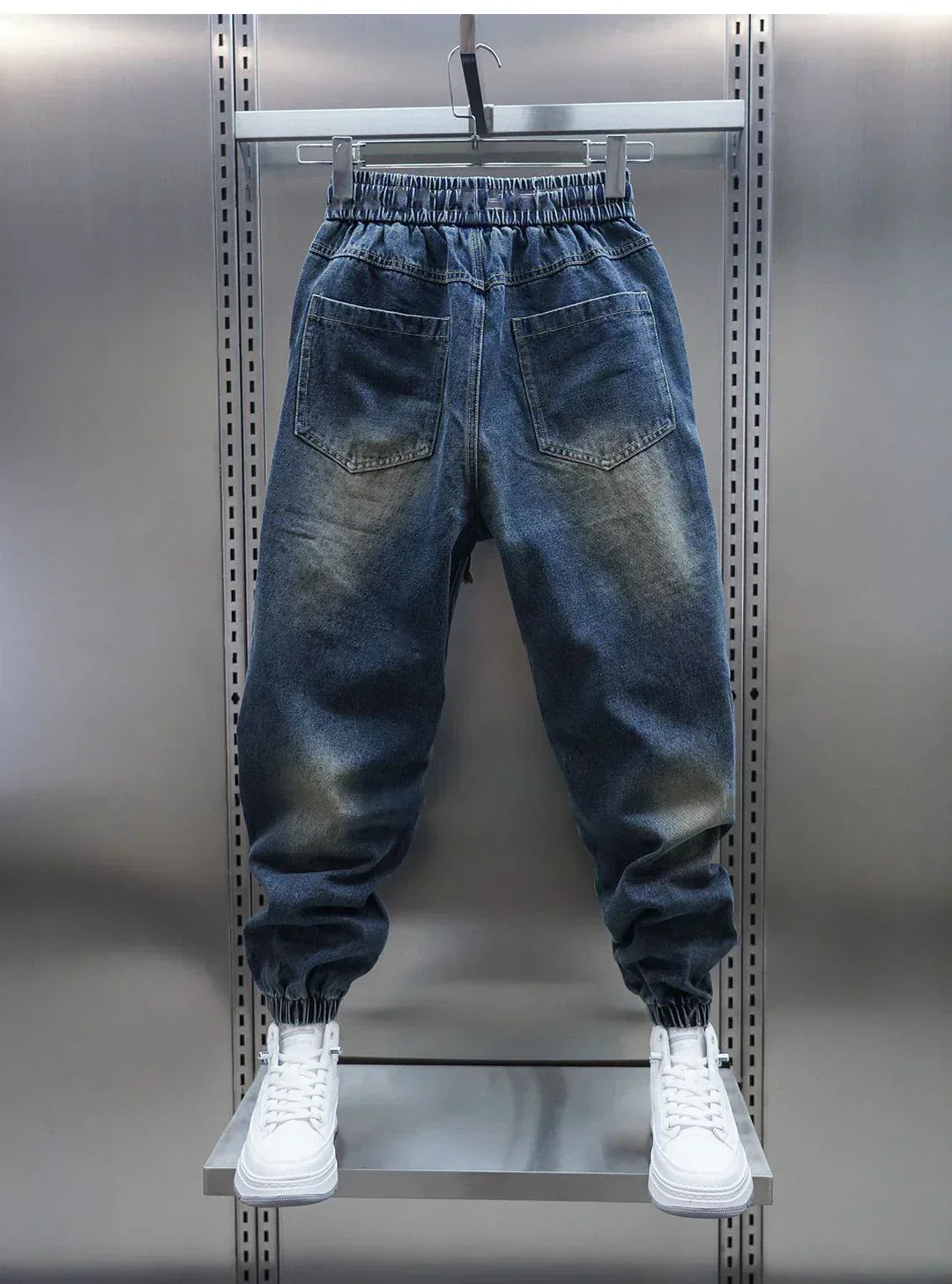 Laurent™ | Baggy Denim Broeken met Ceintuur