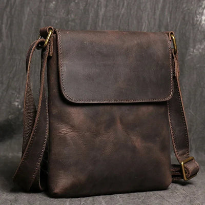 Michl® | LEDEREN SCHOUDBAG VOOR HEREN