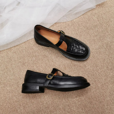 Elisabeth® | Vegan Leren Orthopedische Mary Jane Schoenen