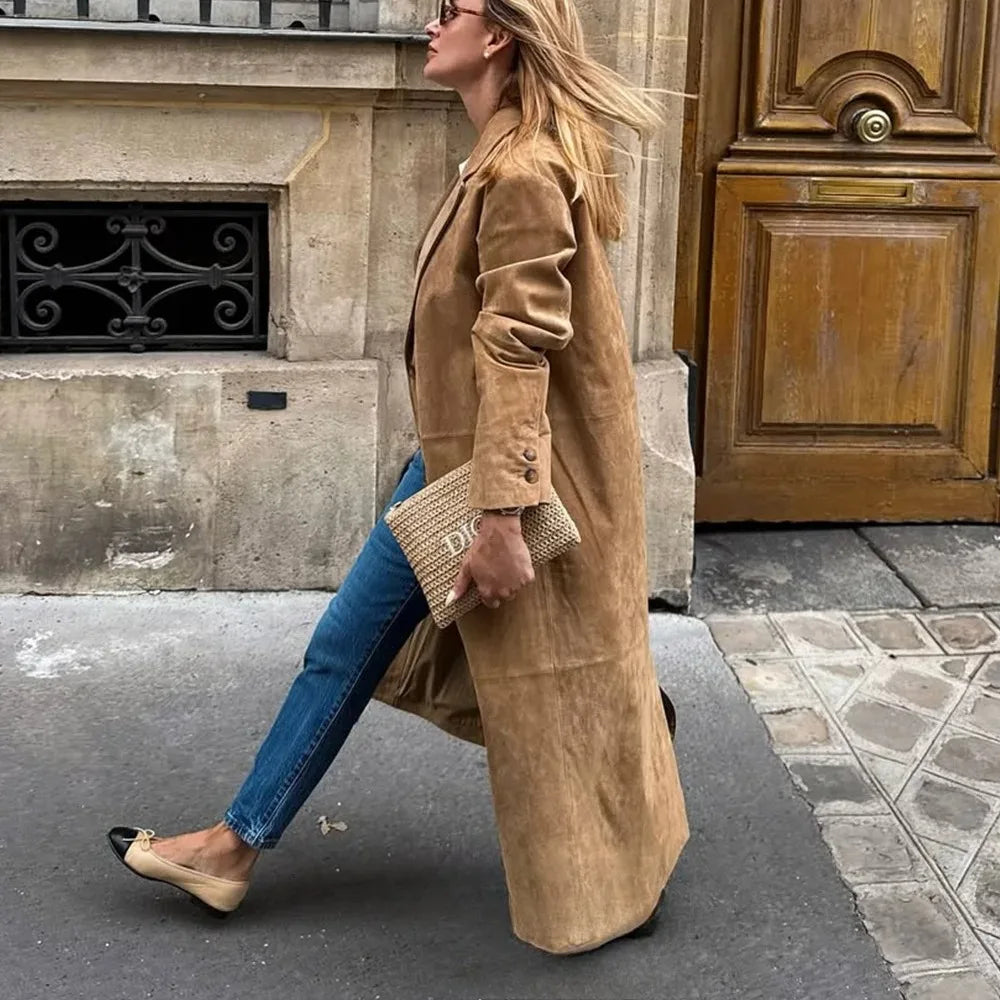 Louise® | Trenchcoat van Suède