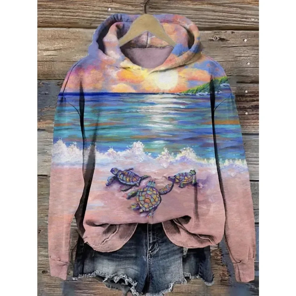 NERIA® | Sweatshirt met bloemenprint